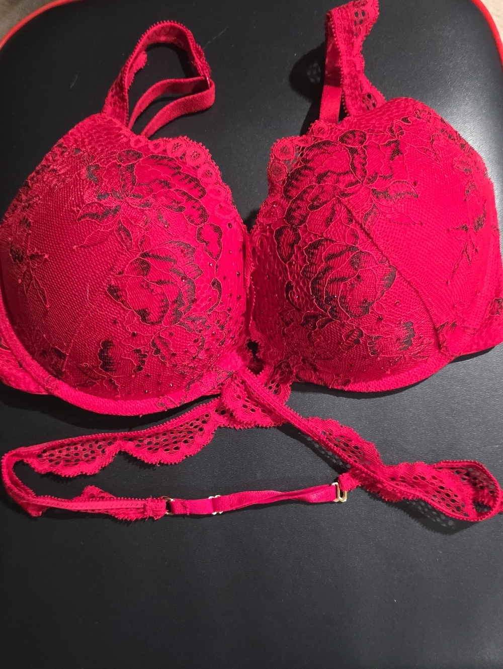 La SENZA Red Hellosugar 32D With Gems!